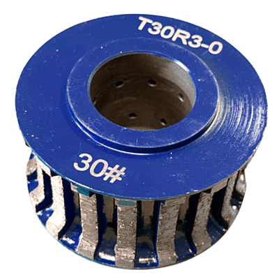 CNC Profile Wheel - 35mm Bore, T30, R3, Segmented, 30 # POS 0