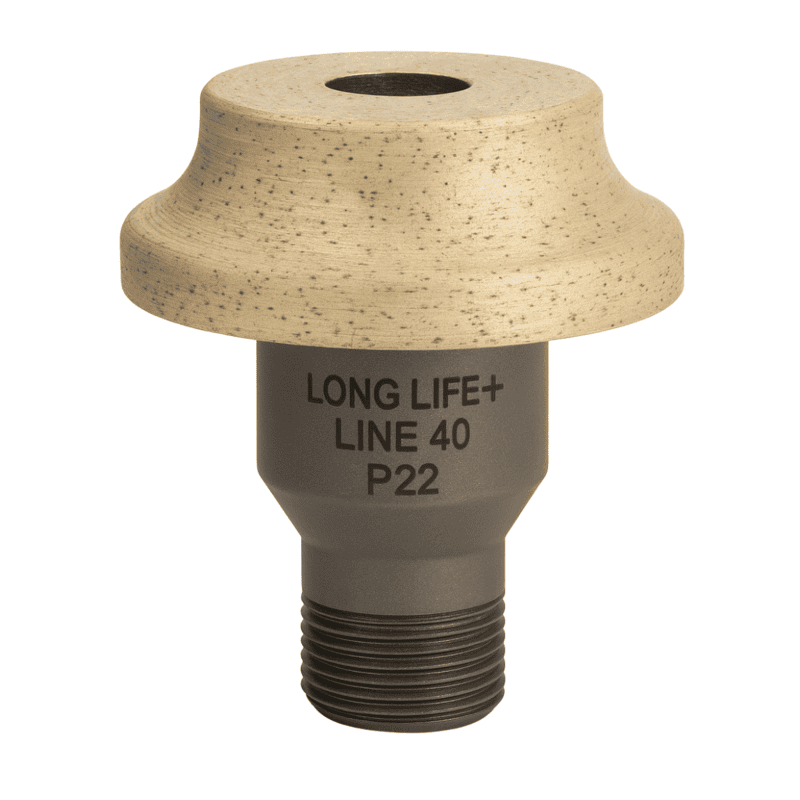 Marmo Elettromeccanica LongLife+ Profile Wheel - Line 40, P6 Rubber, T30/r3 Bore 22