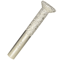 Apexx Brazed T-31 Anchor Bit - 3/8" Shank x 3/8" Diamond Neck x 3/4" Diamond Head