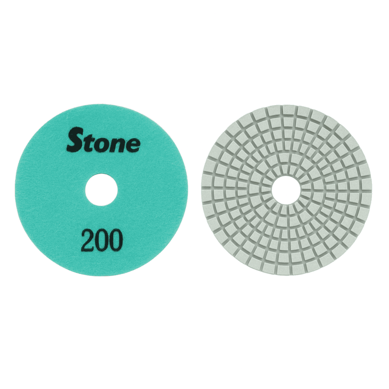 Stone Plus Wet Polishing Pad - 4", 200 grit