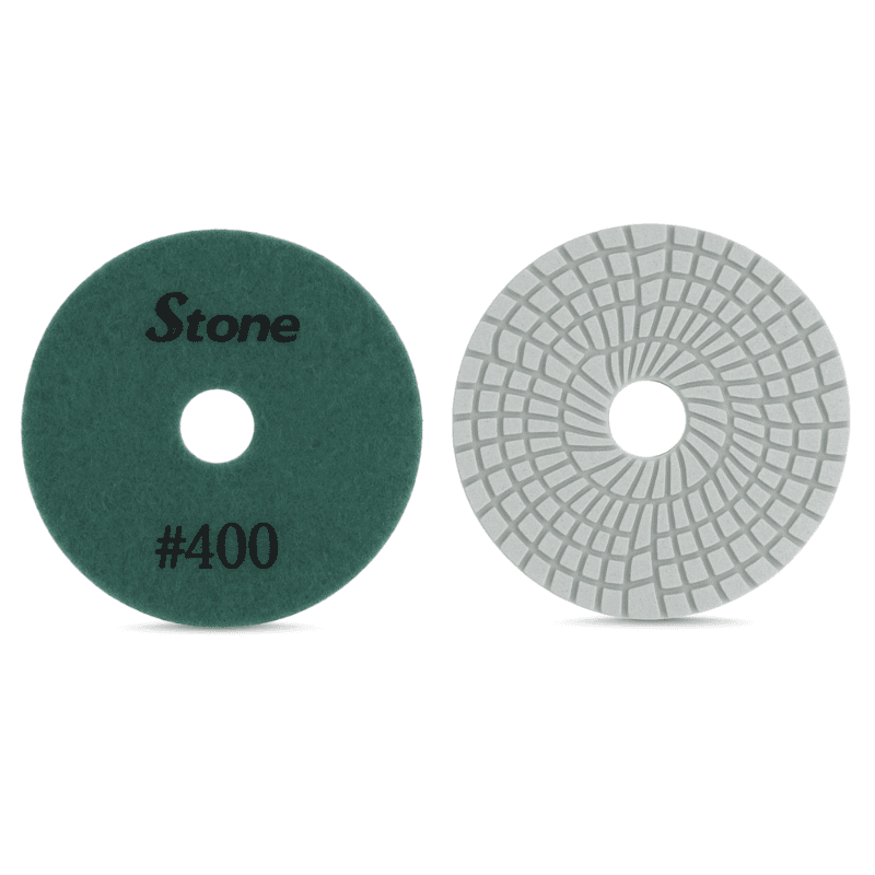 Stone Wet Polishing Pad - 4", 400 grit
