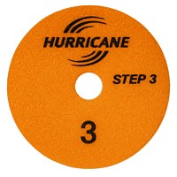 Hurricane 3 Step Wet Polishing Pad - Step 3