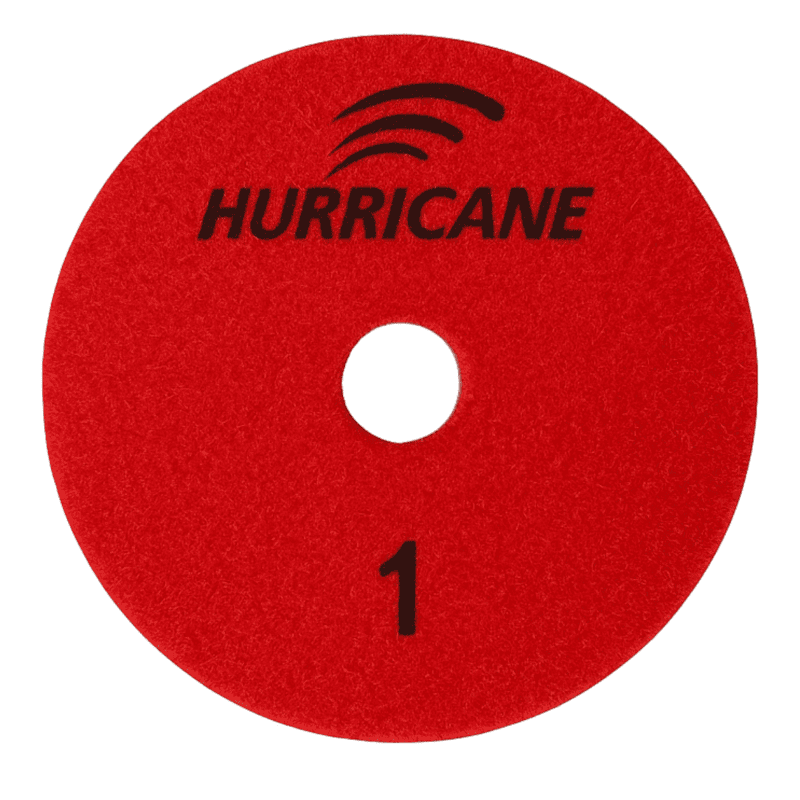 Hurricane 3 Step Wet Polishing Pad - Step 1