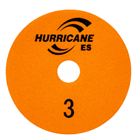 Hurricane ES White 3 Step Wet Polishing Pad - Step 3