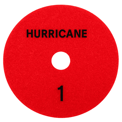 Hurricane ES White 3 Step Wet Polishing Pad - Step 1