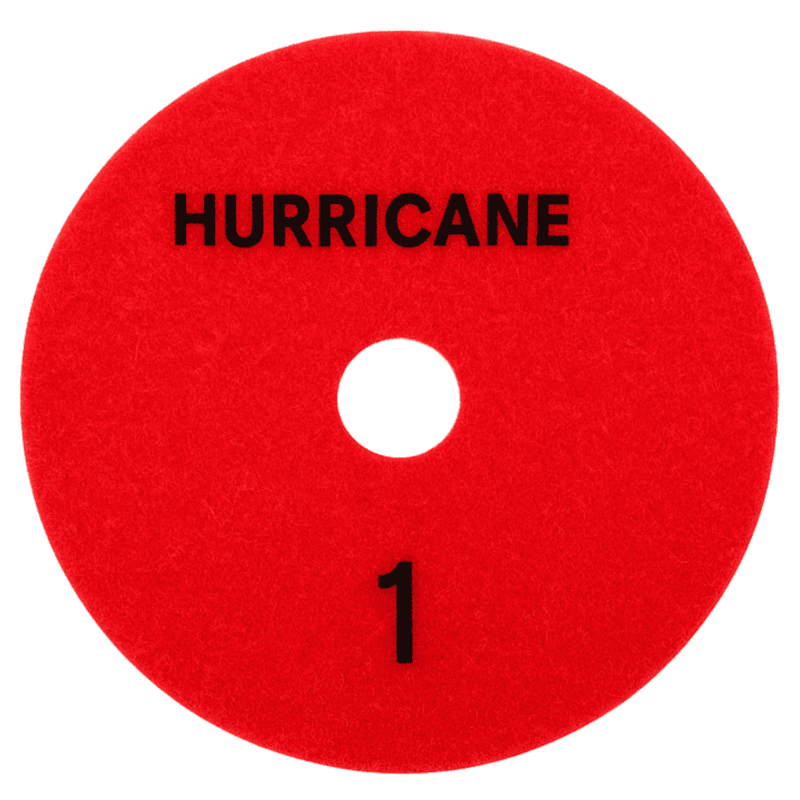 Hurricane ES White 3 Step Wet Polishing Pad - Step 1