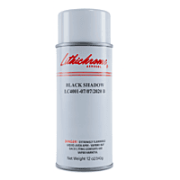 Lithichrome Aerosol Stone Paint - Black Shadow, 12 oz