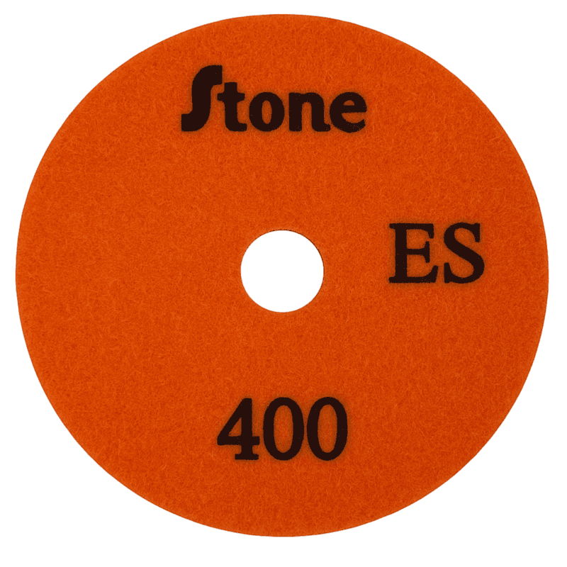 Stone Wet Polishing Pad - 4", 400 grit (Engineered Stone)