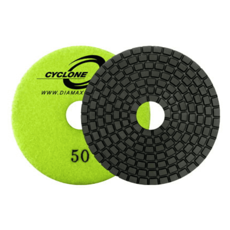 Cyclone Wet Pad S Series - 4", 50 grit