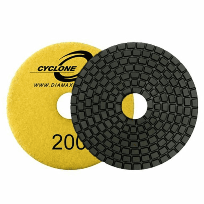 Cyclone Wet Pad S Series - 4", 200 grit