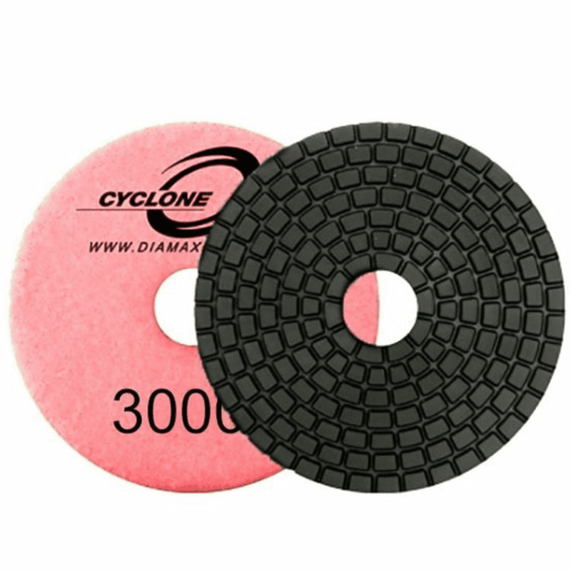 Cyclone Wet Pad S Series - 4", 3000 grit