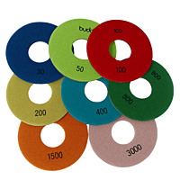 Budder Velcro Turbo Pad - 6", Buff