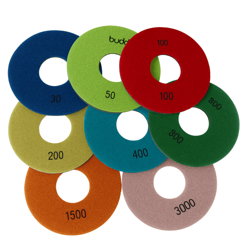 Budder Velcro Turbo Pad - 6", Buff