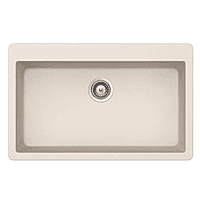 Large Single Bowl Granite Composite - Beige