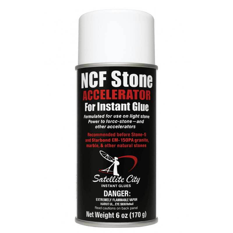 NCF Stone Accelerator Aerosol Spray - Black Can, 6 oz