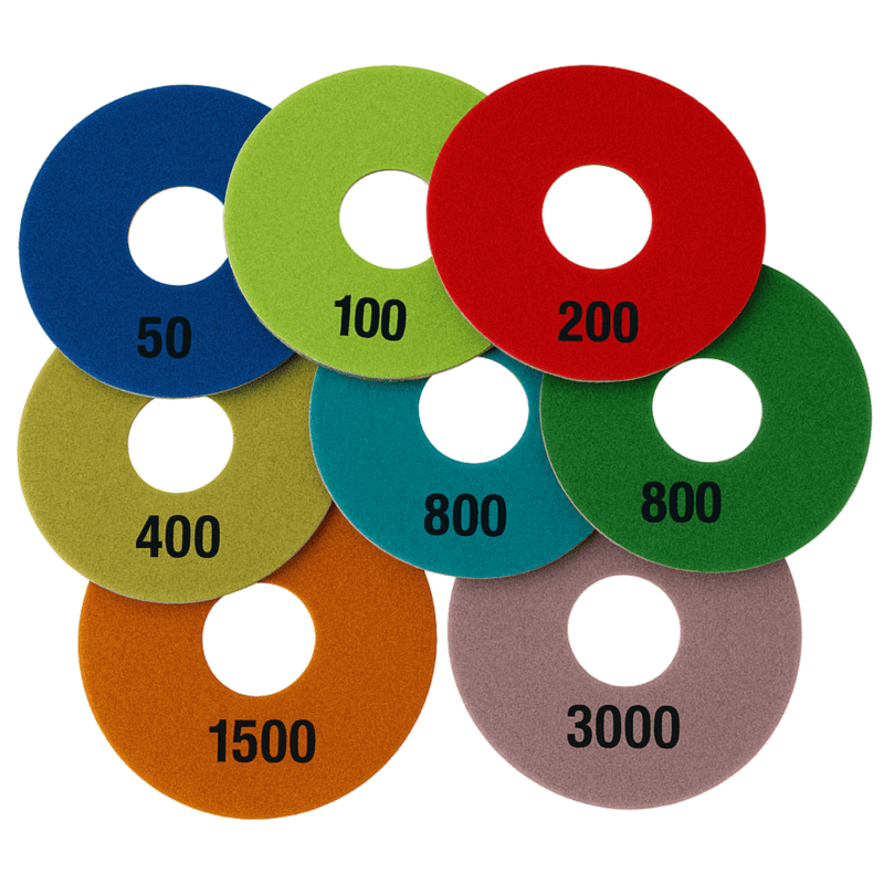 Budder Velcro Turbo Pad - 5", 1500 grit