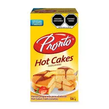PRONTO HARINA PARA HOT CAKES TRADICIONALES 3 PIEZAS DE 500 GRS