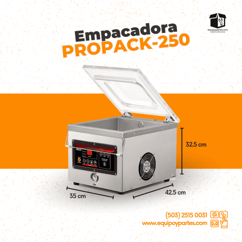 PROPACK250 SELLADORA AL VACÍO DE MESA PROPACK250 SELLADORA AL VACÍO DE MESA