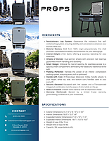 Props Carry-on Luggage with Legs