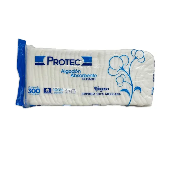 PROTEC ALGODON ABSORBENTE PLISADO DE GASA 300 G