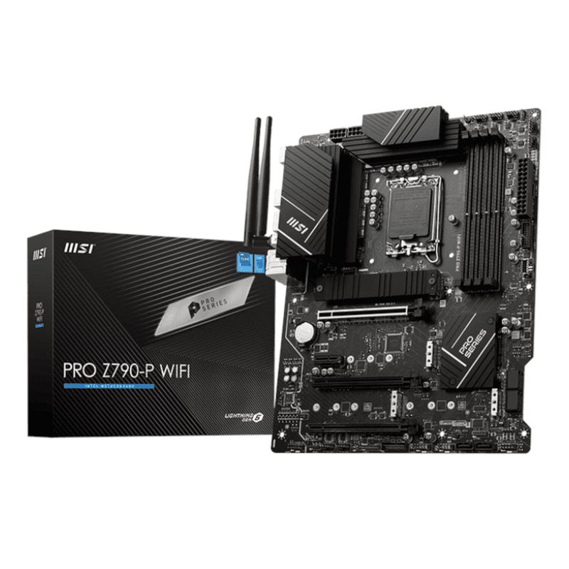 MSI PRO Z790-P WIFI Motherboard – Intel Z790, Wi-Fi 6E, DDR5, ATX