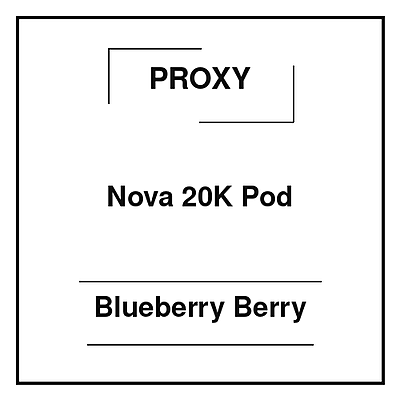 Proxy Nova 20K Pod Blueberry Berry