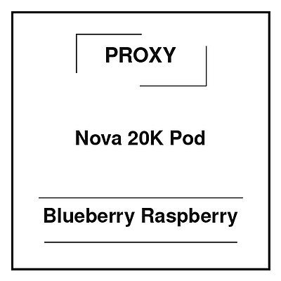 Proxy Nova 20K Pod Blueberry Raspberry