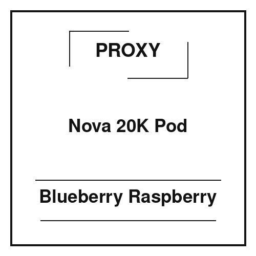 Proxy Nova 20K Pod Blueberry Raspberry