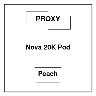 Proxy Nova 20K Pod Peach