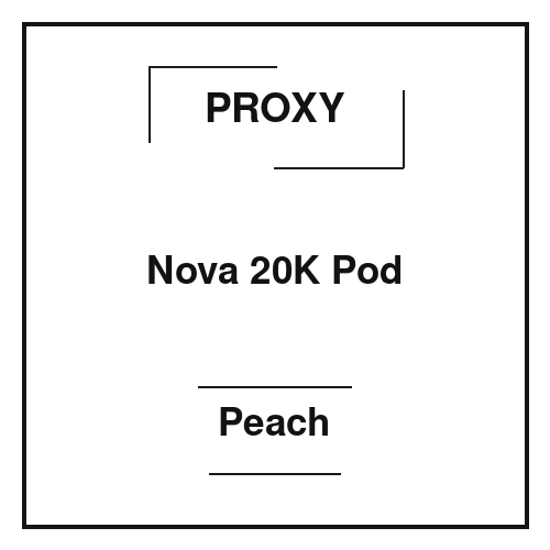 Proxy Nova 20K Pod Peach