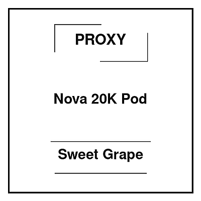 Proxy Nova 20K Pod Sweet Grape