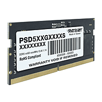 Patriot Signature Line DDR5 16GB 4800MHz Single Rank SODIMM Notebook Memory