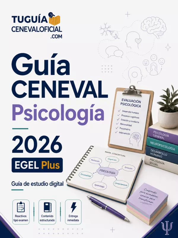 Guía CENEVAL Psicología 2026