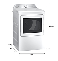 GE Profile™ PTD60EBSRWS ENERGY STAR® 7.4 cu. ft. Capacity aluminized alloy drum Electric Dryer GE Profile™ PTD60EBSRWS ENERGY STAR® 7.4 cu. ft. Capacity aluminized alloy drum Electric Dryer