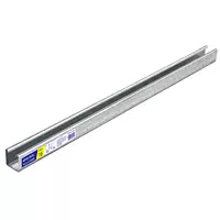 Perfil monocanal sólido de 3 m, 4 x 4 cm cal. 16, VOLTECK - 47760 - PU-164S - Caja con 2 Pieza – Master 0