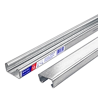 Perfil monocanal sólido de 3 m, 4 x 2 cm cal. 18, Volteck - 47755 - PU-182S - Caja con 2 Pieza – Master 0