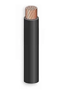 PV Wire 10AWG 19-Strand 1ft Black