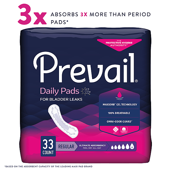 Prevail Bladder Control Pad Ultimate Absorbency, 16" (4/33) Prevail Bladder Control Pad Ultimate Absorbency, 16" (4/33)