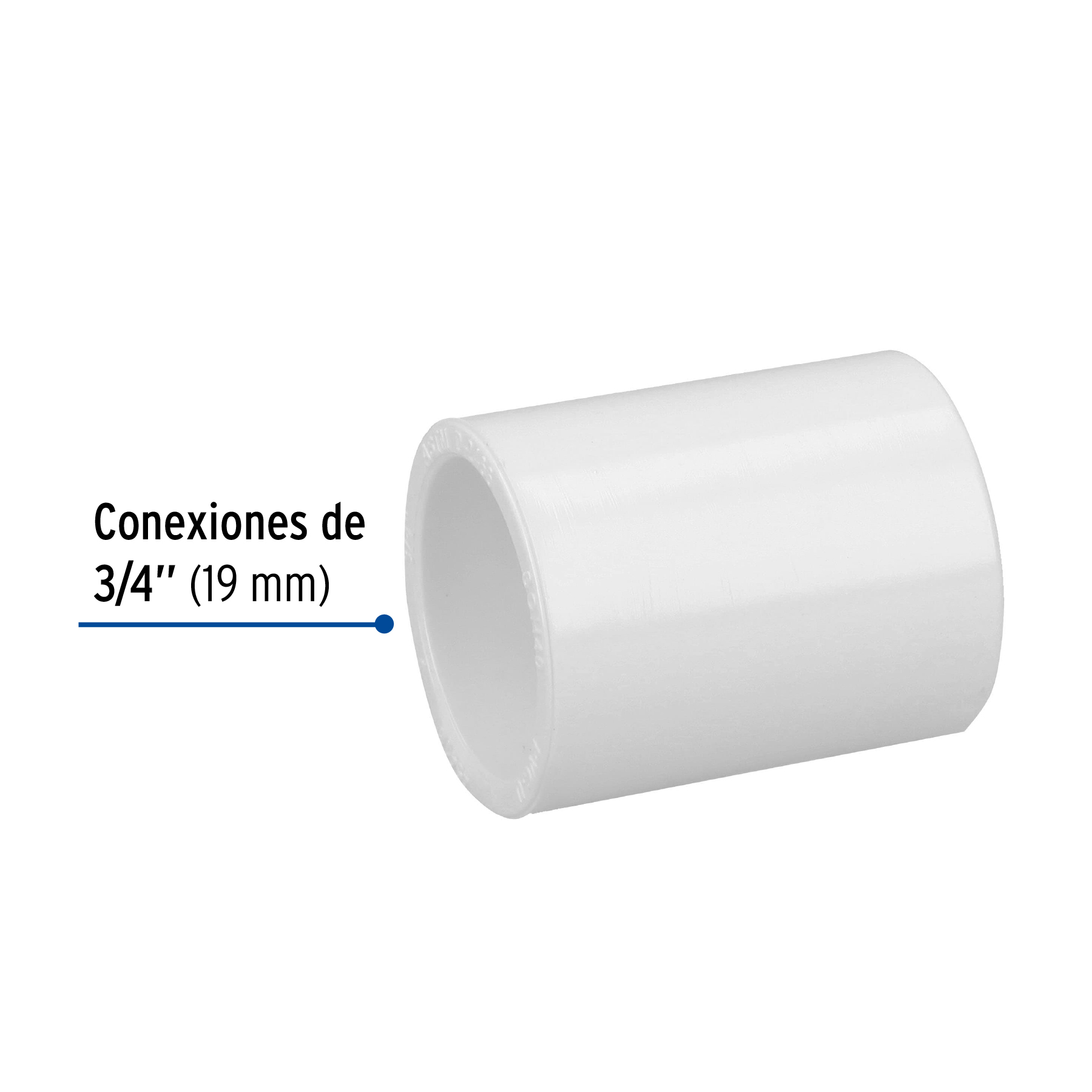 Cople de PVC, 3/4' - PVC-262 / 45418