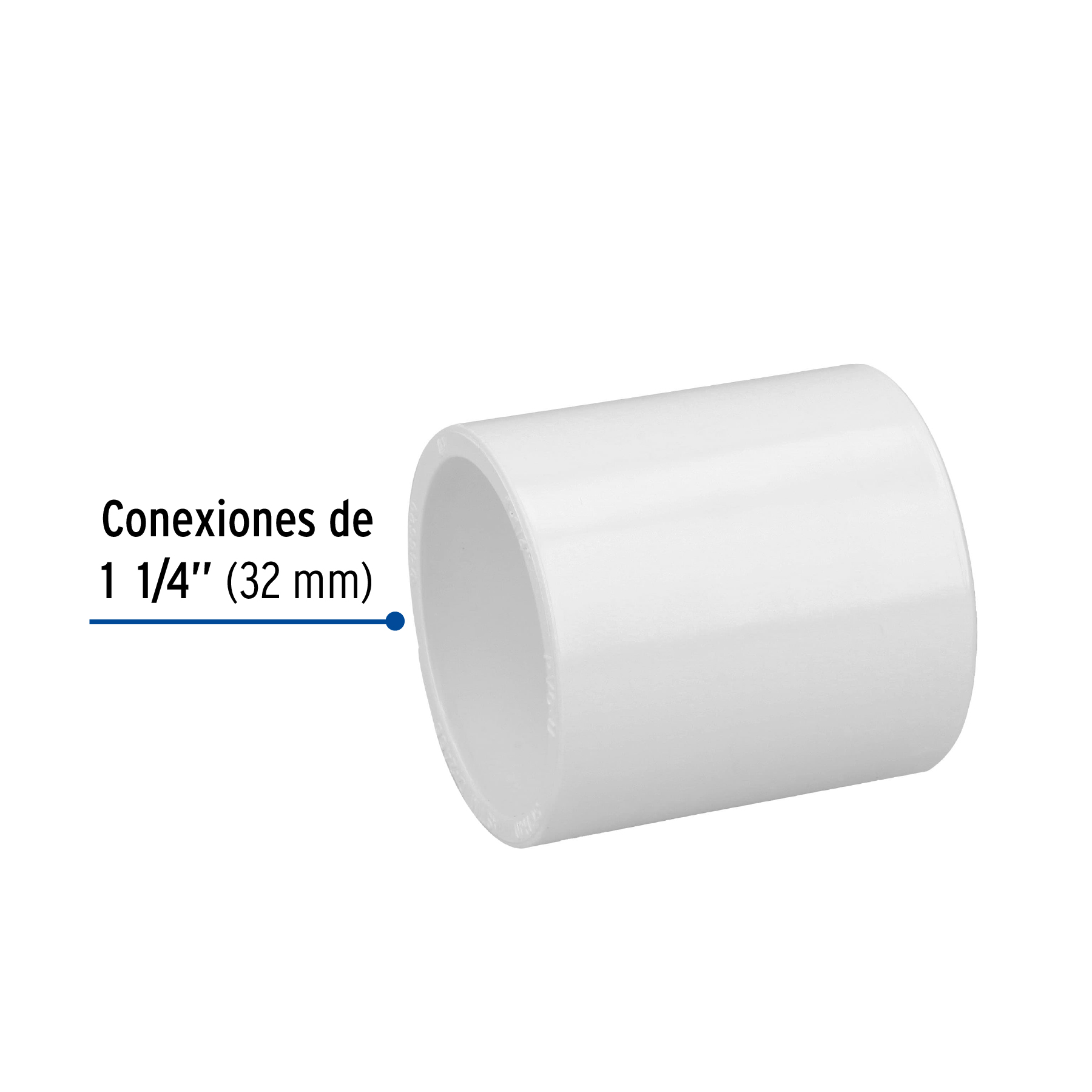 Cople de PVC, 1-1/4' - PVC-264 / 45529