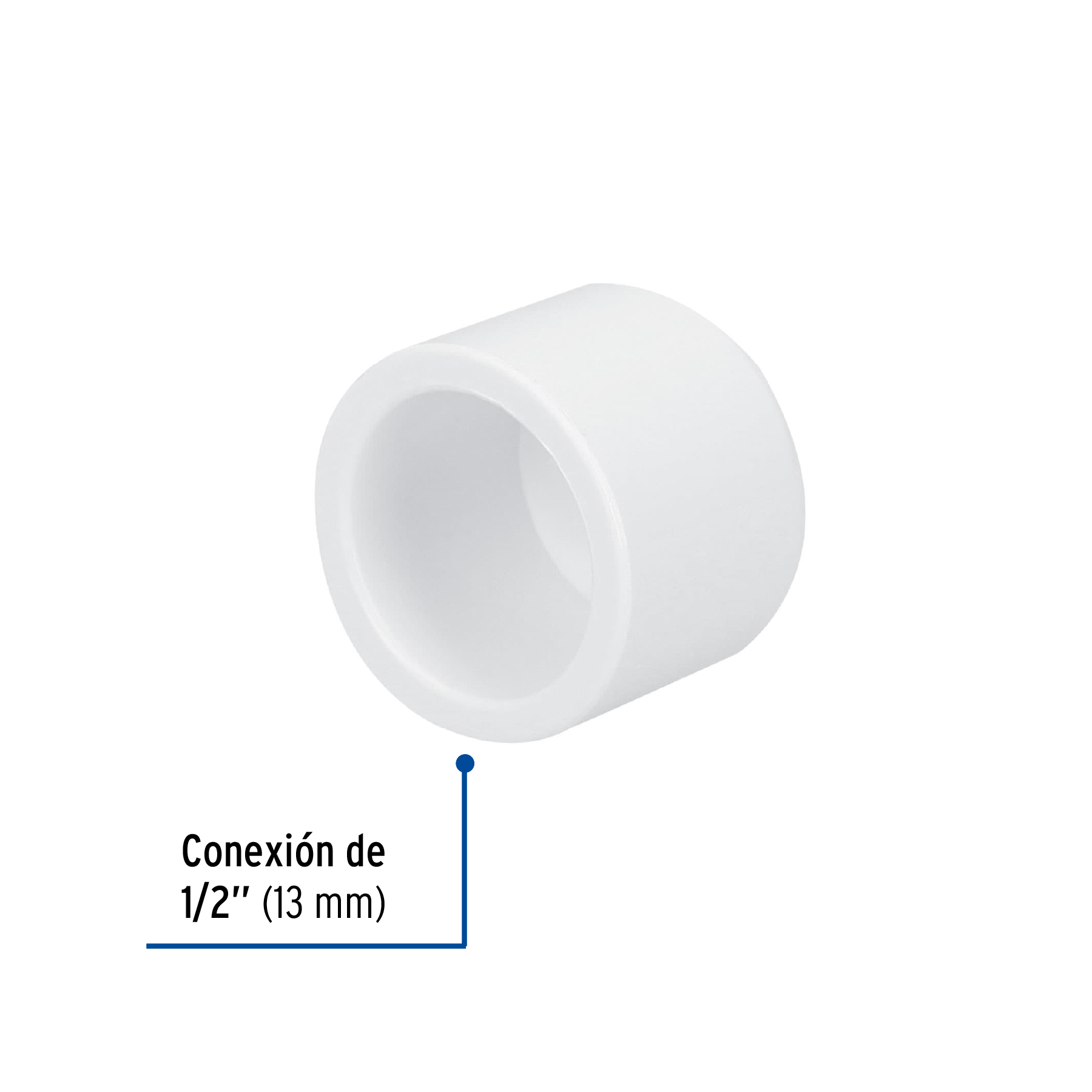Tapón de PVC, 1/2' - PVC-361 / 45423