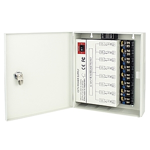 12V 5A CCTV Power Supply Box (8-Way)