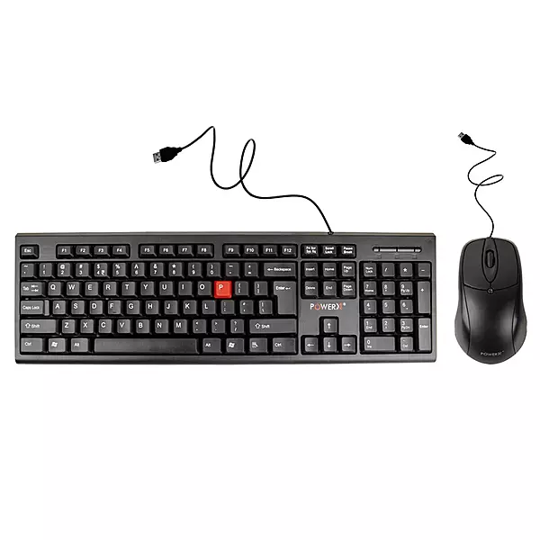 POWER X USB WIRED KEYBOARD + MOUSE COMBO MODEL- PWX-MONOMATE-3000
