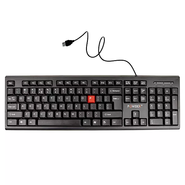 POWER X USB WIRED KEYBOARD MODEL- PWX-WORKMATE-300