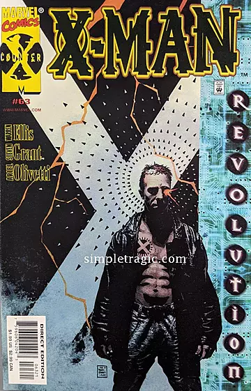 X-Man #63 (Marvel Comics May 2000) Variant Cover