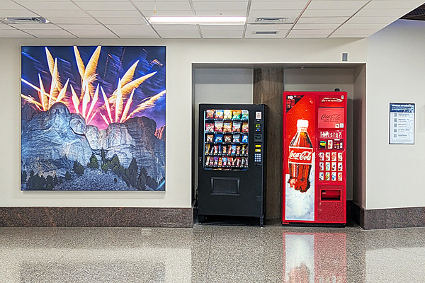 Baggage Claim Vending Wall