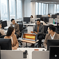 Energy-efficient Padmini Diva 800 carbon heater angled to show the side profile.