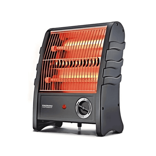 Padmini Lava 800 Quartz Heater with dual heat settings for efficient winter heating.