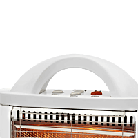 Padmini TRYLO 1200 room heater with oscillation function and easy-carry handle. Padmini TRYLO 1200 room heater with oscillation function and easy-carry handle.
