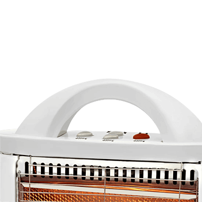 Padmini TRYLO 1200 room heater with oscillation function and easy-carry handle. Padmini TRYLO 1200 room heater with oscillation function and easy-carry handle.